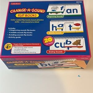 Lakeshore Change-A-Sound Flip Books - Engaging Phonics Set